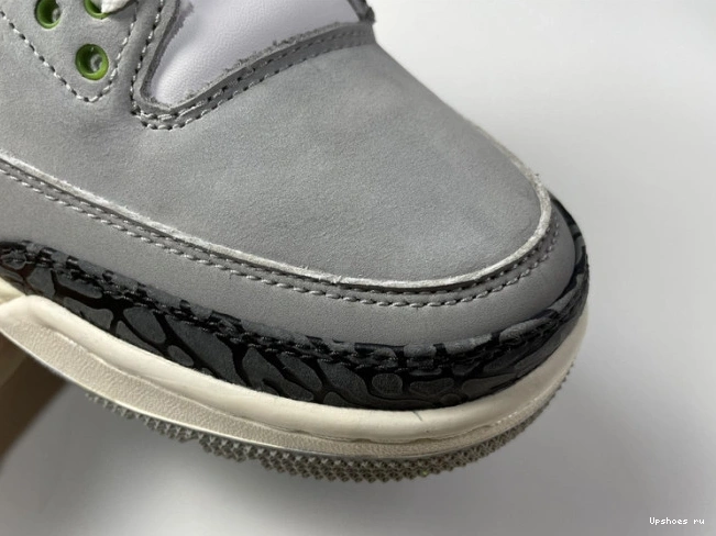 136064-006 Air Jordan Retro 3 Chlorophyll 0809